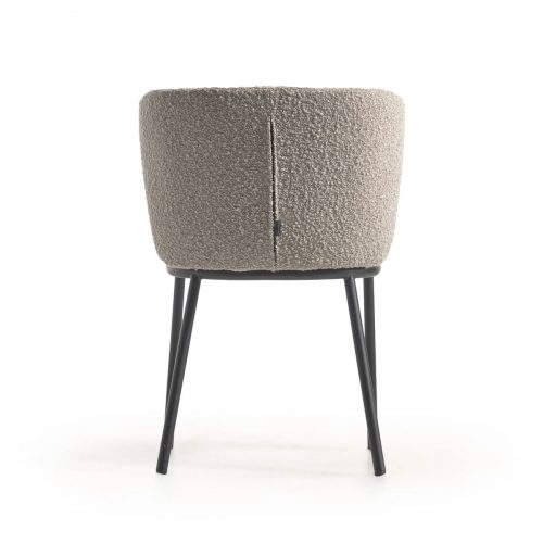 CC3000J14 5 500x500 - Ciselia Boucle Dining Chair - Grey