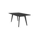 images - Aria 2100 American Oak Dining Table-Black
