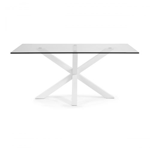 CC0388C07 1 500x500 - Arya 1500x900 Dining Table Glass Top - White Base