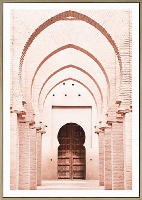 E533373 500x702 - Pink Arch Doorway Print