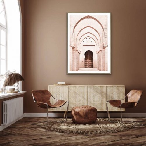 E533373 2 500x500 - Pink Arch Doorway Print