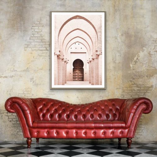 E533373 4 500x500 - Pink Arch Doorway Print
