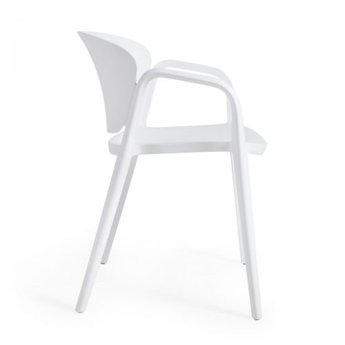 CC6094S05 1 1 500x500 - Ania Stackable Dining Chair - White