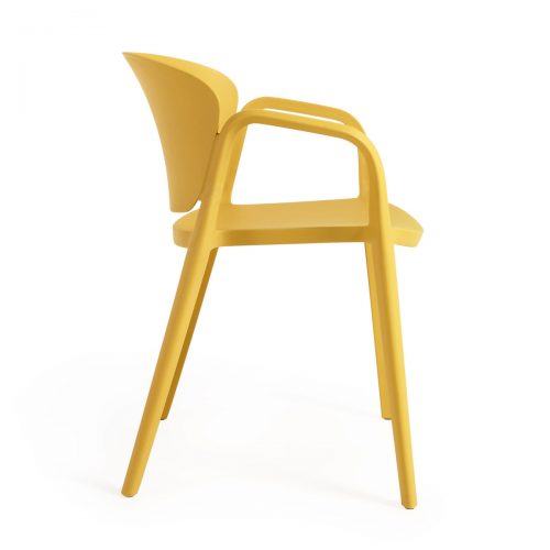 CC6094S31 1 500x500 - Ania Stackable Dining Chair - Yellow