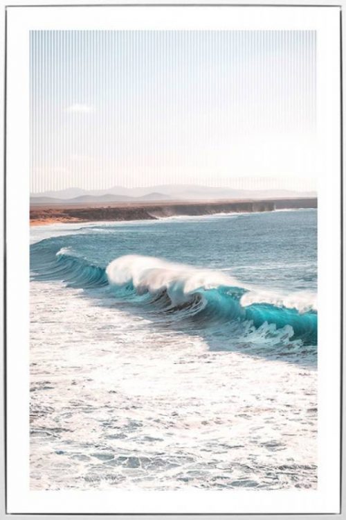E533370 500x750 - Breaking Waves Beach Print