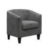 Max Max Tub Chair in dark Grey Fabric