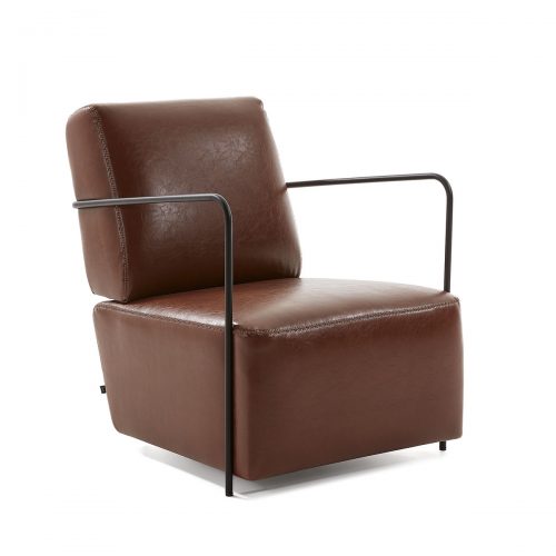S564OX09 0 500x500 - Gamer Arm Chair - Brown Faux Leather