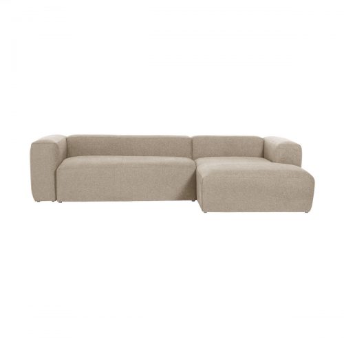S752GR39 1 500x500 - The Blok 3 Seater RHS Chaise - Beige Fabric