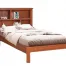 atlas single 66x66 - Atlas King Single Bookcase Bed - Antique Oak