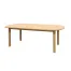 byron table 66x66 - Byron Oval 2100 Dining Table - Natural