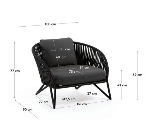 IT0285J15 9 500x454 - Branzie Arm Chair Black