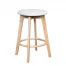 Sandown kitchen bar stool natural timber frame white upholstered white seat 297f72c6 f78e 439d a803 1140f2792861 1024x1024 66x66 - Cohen Bar Stool - Natural