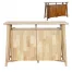 York 1.3m Buffet Unit Natural Teak 1024x1024 66x66 - Ling 1800 Sideboard - Green