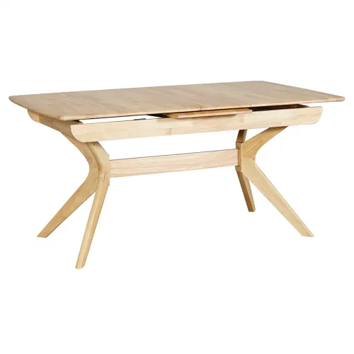 York Extension Table Natural Closed 1024x1024 500x500 - York 1300 Rectangle Extension Dining Table - Natural