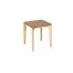 nordic 500 x 500 lamp table natural 66x66 - Filippo Side Table - White