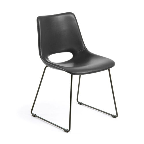 CC0826PU01 0 500x500 - Ziggy Dining Chair - Black