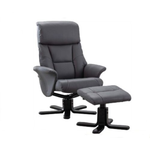 Calais relax chair 500x500 - Calais Relax Chair & Ottoman - Grey
