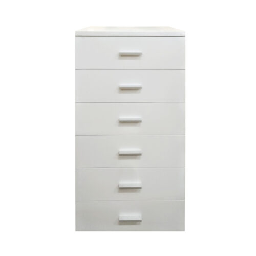 Hugo 6 drawer 24 500x500 - Hugo Chest 24" 6 Drawer - White