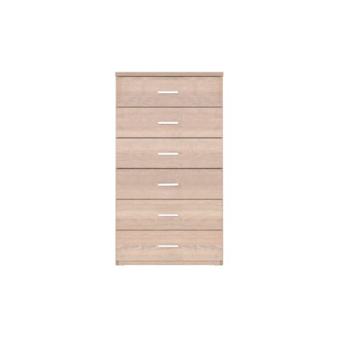 Hugo 600 6 Drawer 500x500 - Hugo Chest 24" 6 Drawer - White