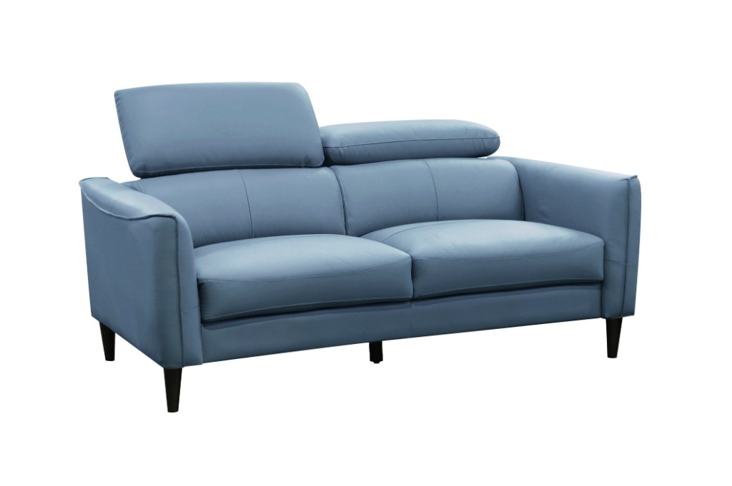 vol madi 06 3 1 - Madison Leather 2 Seater Sofa - Blue