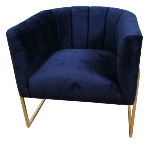 vol send 01 1 500x493 - Senda Tub Chair - Blue Velvet