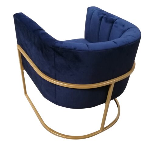 vol send 01 2 500x488 - Senda Tub Chair - Blue Velvet