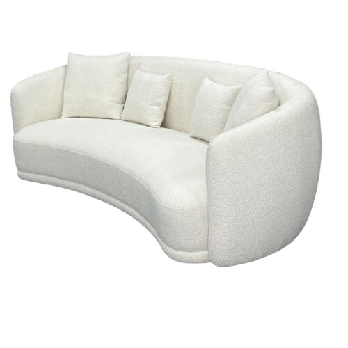 vol ibizb 01 2 1 500x500 - Ibiza Boucle Curved 2.5 Seater Sofa White