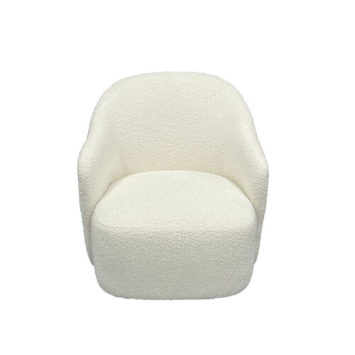 vol ibizb 02 1 500x500 - Ibiza Swivel Boucle Arm Chair White