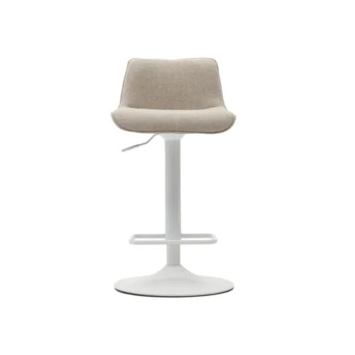 zenda beige2 500x500 - Zenda Stool - Beige/White