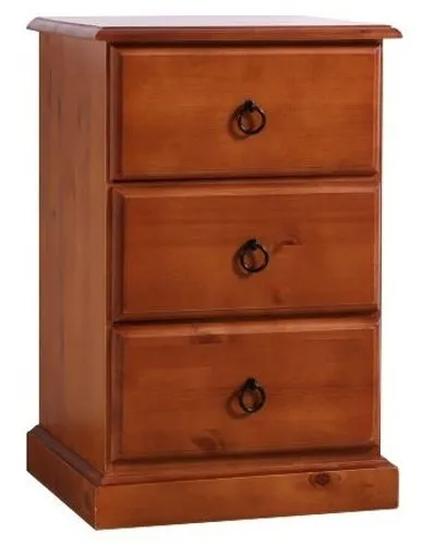 dawson 3 - Dawson Bedside Table - Antique Oak