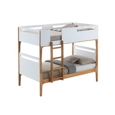 Hayes Bunk 1 - Hayes Single Bunk Bed - White