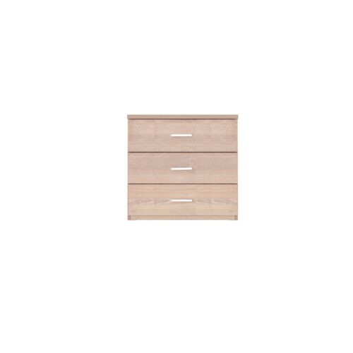 Hugo 600 3 Drawer 500x500 - Hugo Chest 24" 3 Drawer - Natural Oak