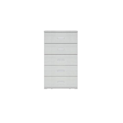 Hugo 600 5 Drawer 500x500 - Hugo Chest 24"5 Drawer - White