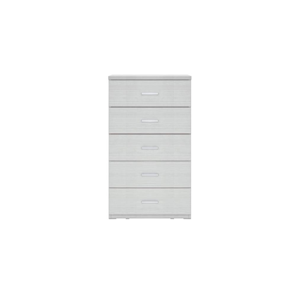 Hugo 600 5 Drawer - Hugo Chest 24"5 Drawer - White