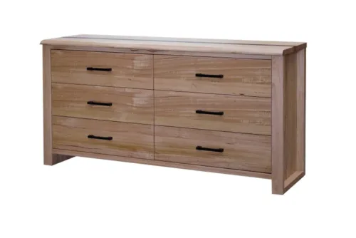 sierra low chest 500x334 - Sierra 6 Drawer Dresser- Messmate