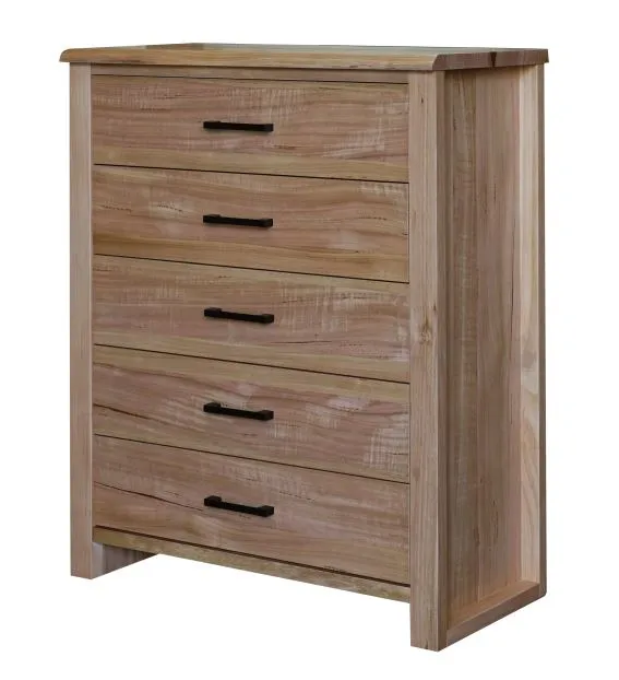 sierra tallboy - Sierra 5 Drawer Tallboy - Messmate