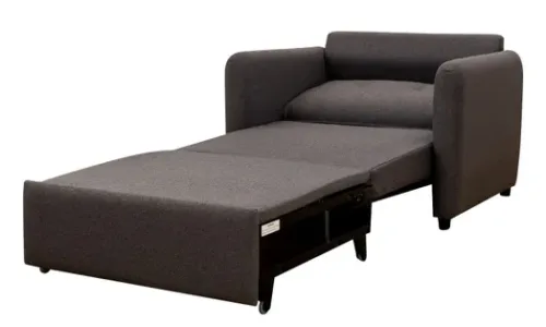 Eric Licorice 4 500x300 - Eric Single Sofa Bed - Licorice