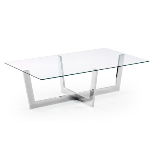 Plam1 500x500 - Plam Glass & Chrome Coffee Table