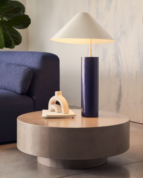 garbet 3 500x625 - Garbet Round Concrete Coffee Table