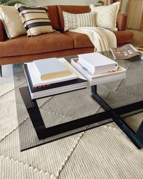 plam 5 500x625 - Plam Smokey Glass & Black Base Coffee Table