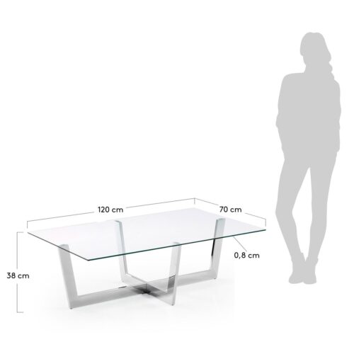 plam3 500x500 - Plam Glass & Chrome Coffee Table