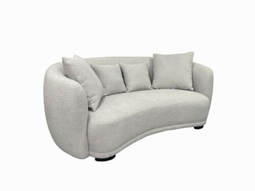 vol ibizb 11 2 500x375 - Ibiza Boucle Curved 2.5 Seater Sofa - Light Grey