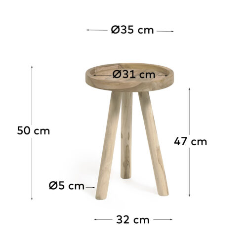 Glenda 2 500x500 - Glenda Round Side Table