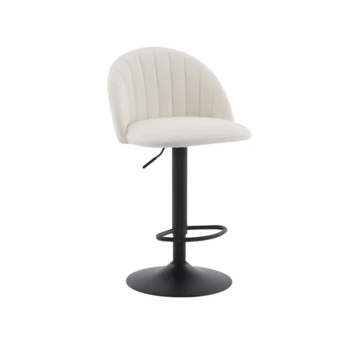 Elk Bar Stool Ivory Front 1024x1024 500x500 - Elk Height Adjustable Bar Stool - Ivory