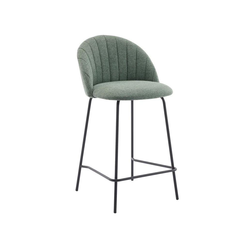 Kudu bar stool Sage front 1024x1024 - Kudu Bar Stool - Sage Green