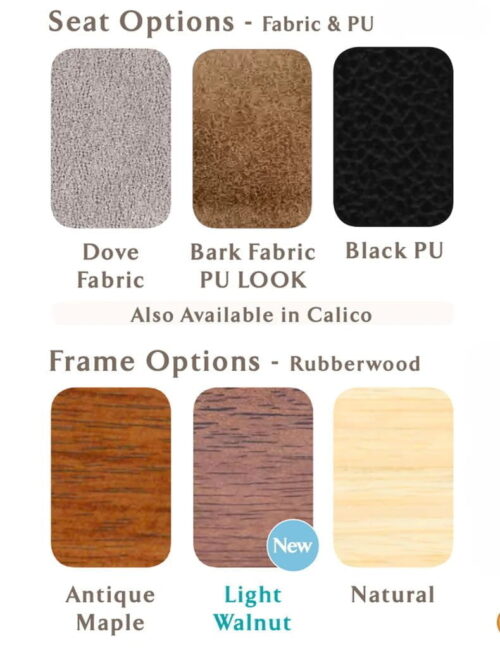 Moon Bar Chair Colour Options 500x648 - Moon Barstool-Natural Frame