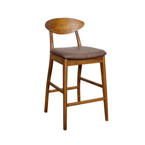 Moon Bar Stool Walnut Front 1024x1024 1 500x500 - Moon Barstool-Light Walnut Frame