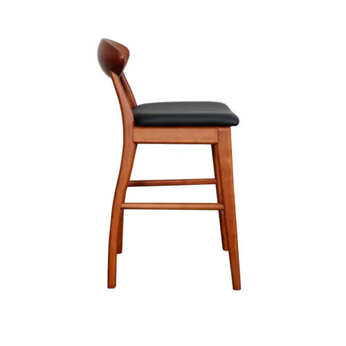 Moon Bar Stool Walnut Side 1024x1024 500x500 - Moon Barstool-Antique Maple Frame