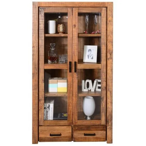 Cassielarge - Cassie Large Display Cabinet - Pine