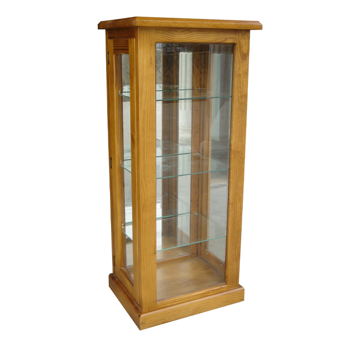 York - York Small Display Cabinet - Pine